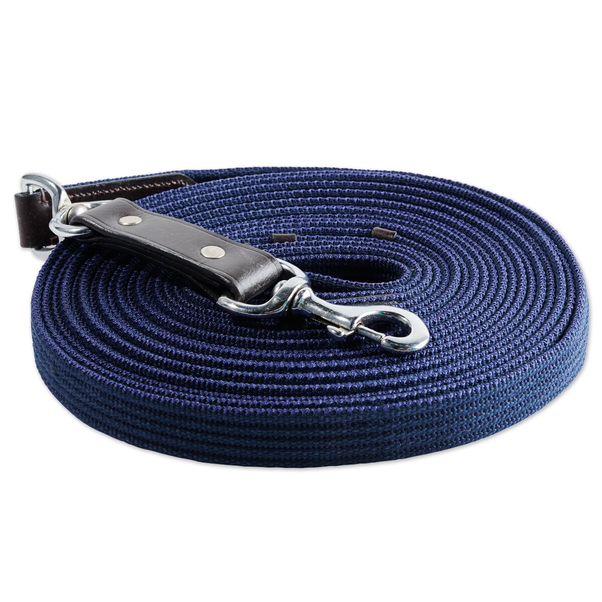 25 Foot Cotton with Brass Plated Chain Lunge Line 