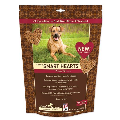 Omega Fields Smart Hearts Dog Treats