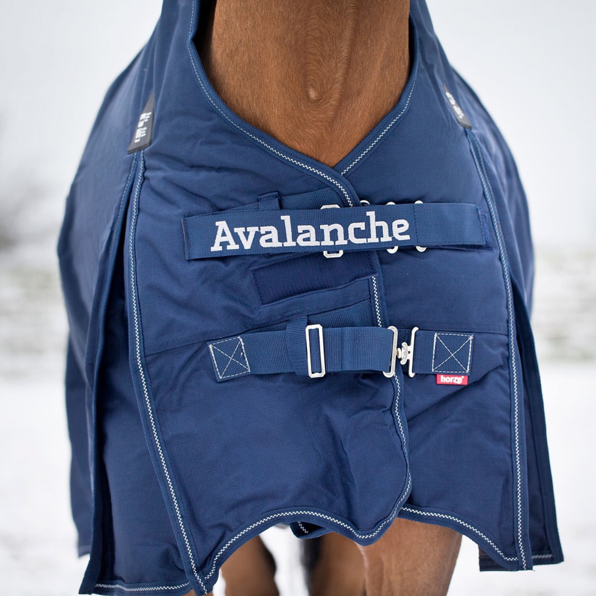 HORZE Avalanche 1200D Ripstop Lightweight Horse Rain Blanket with Fleece Lining 3000mm/3000mvp Waterproof/Breathable