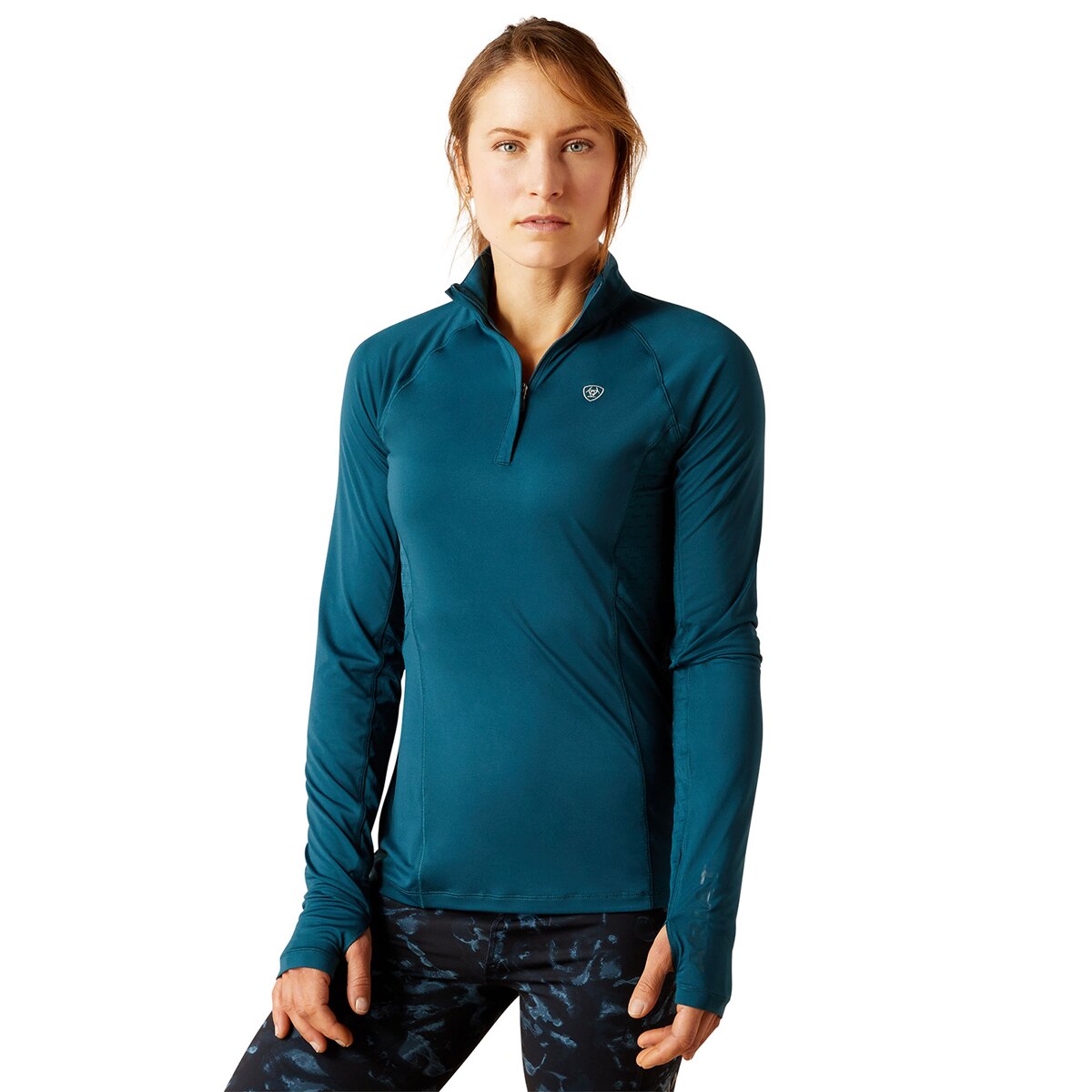 My LeMieux Ladies Base Layer Quarter Zip Long Sleeve Shirt - Spring 20