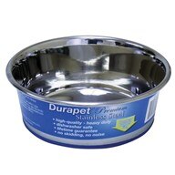 Durapet&trade; Stainless Steel Dog Bowl