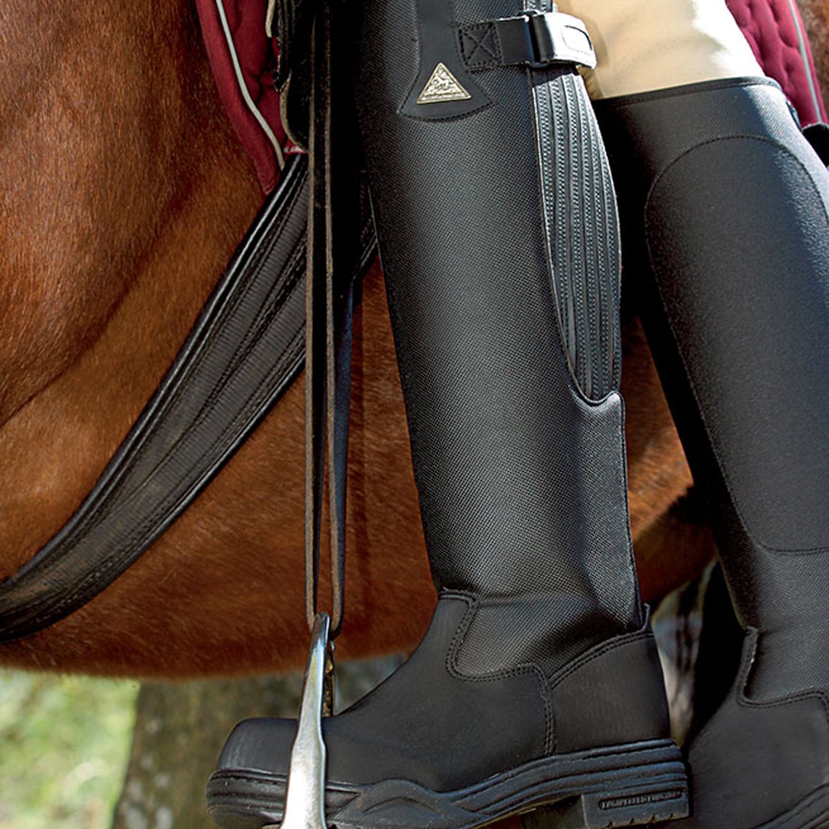 wide horse riding boots
