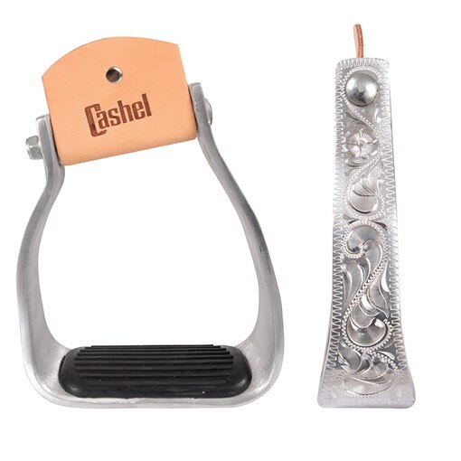 Cashel Engraved Slanted Stirrups