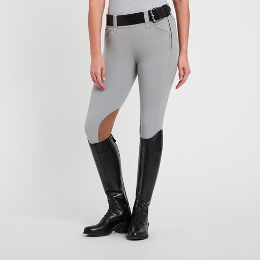 Piper Tan Patch Low-rise Side Zip Breeches by Smar