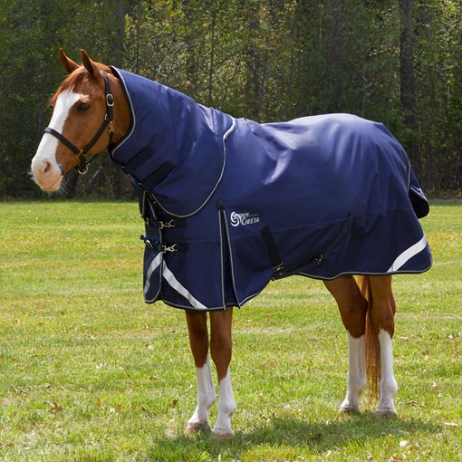 Shires StormCheeta De-Attachable Neck Turnout Blan