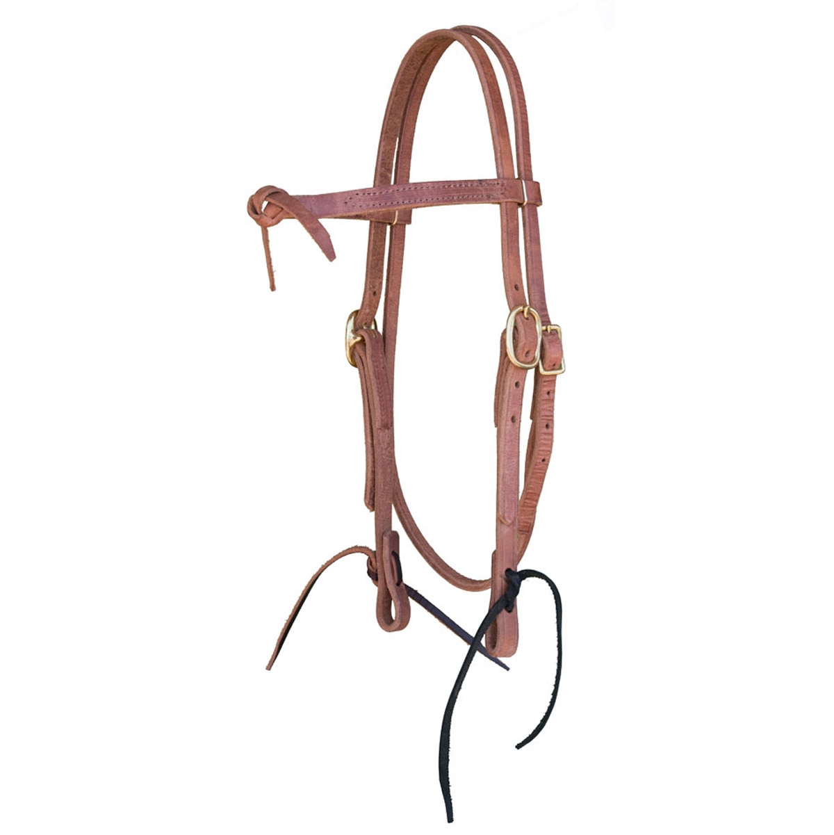 Shenandoah Knotted Browband Harness Leather Headstall