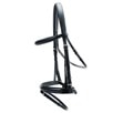 Harwich&reg; Dressage Bridle With Crank by SmartPak - Black