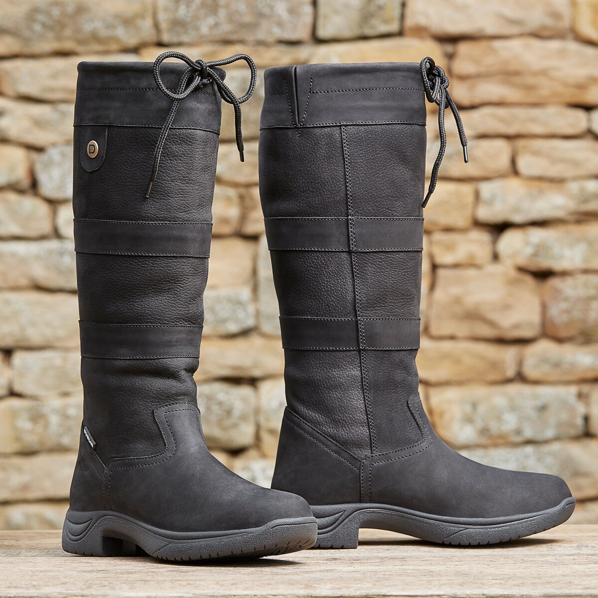 Dublin Ladies Mid-Calf River Boots Tan Size 6.5 