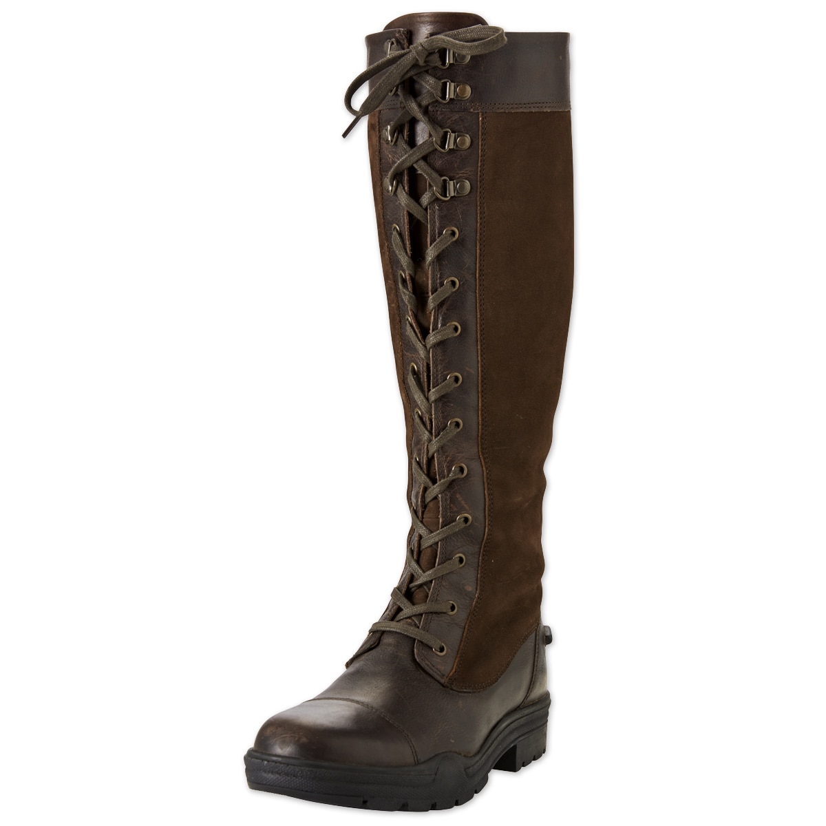 lace up tall boot