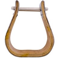 Equi-Sky Stainless Steel Covered Wood Stirrup