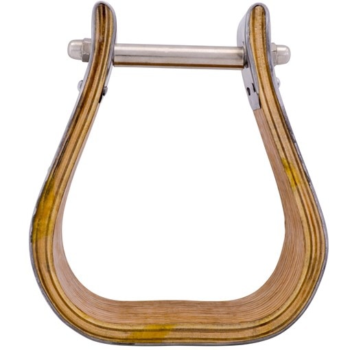 Equi-Sky Stainless Steel Covered Wood Stirrups