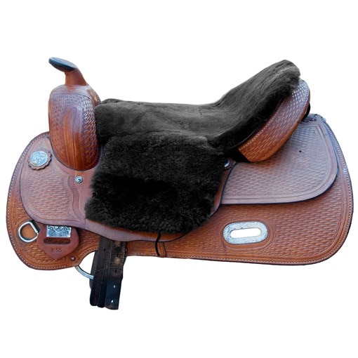 Equine Comfort Deluxe Sheepskin Western Seat Saver