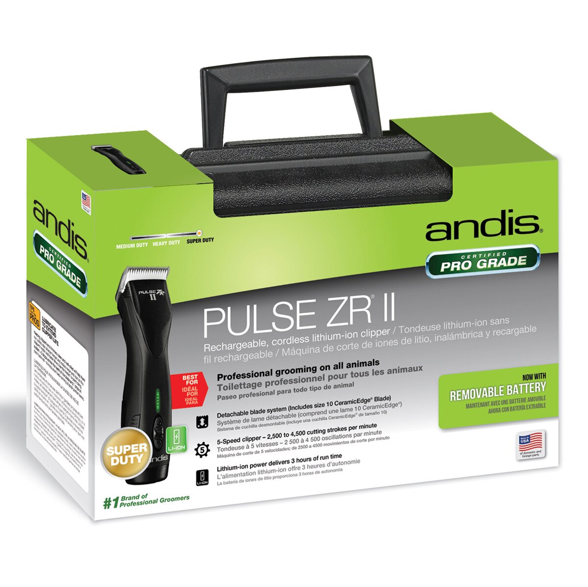 andis pulse cordless clippers