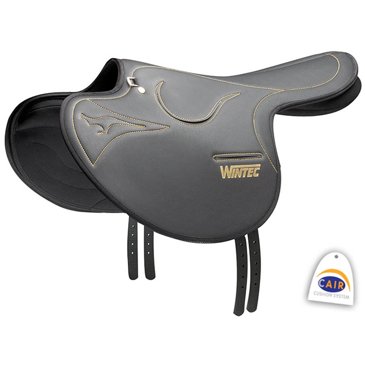 New Synthetic Race Exercise Saddle & tack Light Weight Black