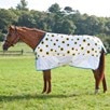 Shires Tempest Patterned Fly Sheet - Sunflower