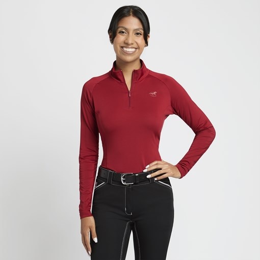 Piper SmartCore&trade; Long Sleeve Zip Sun Shirt