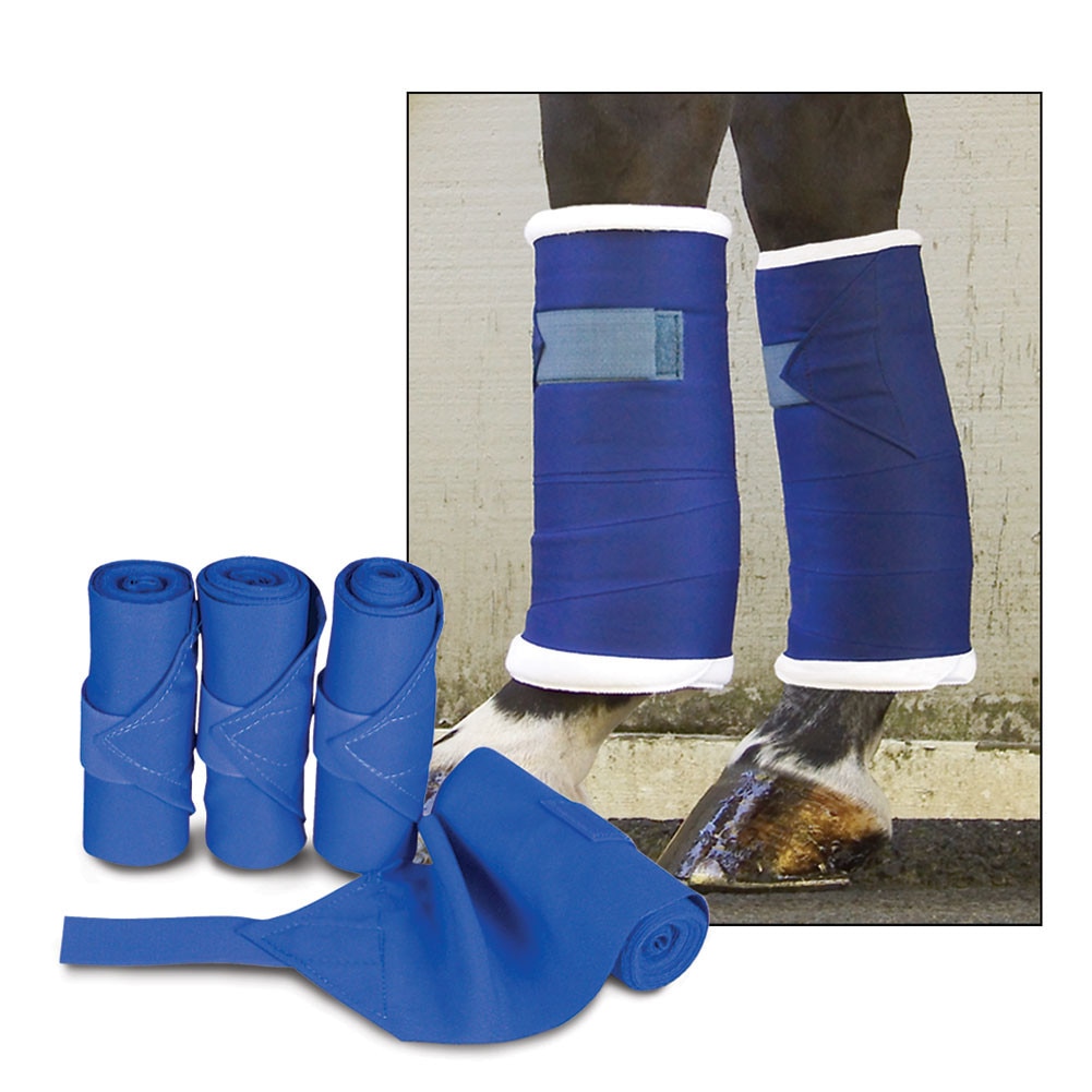 Quality Horse Tack Pack of 4 Standing Wraps Bandages for Legs and protection 