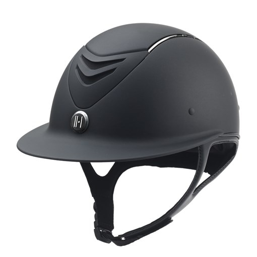 One K Avance Wide Brim Chrome Stripe Helmet