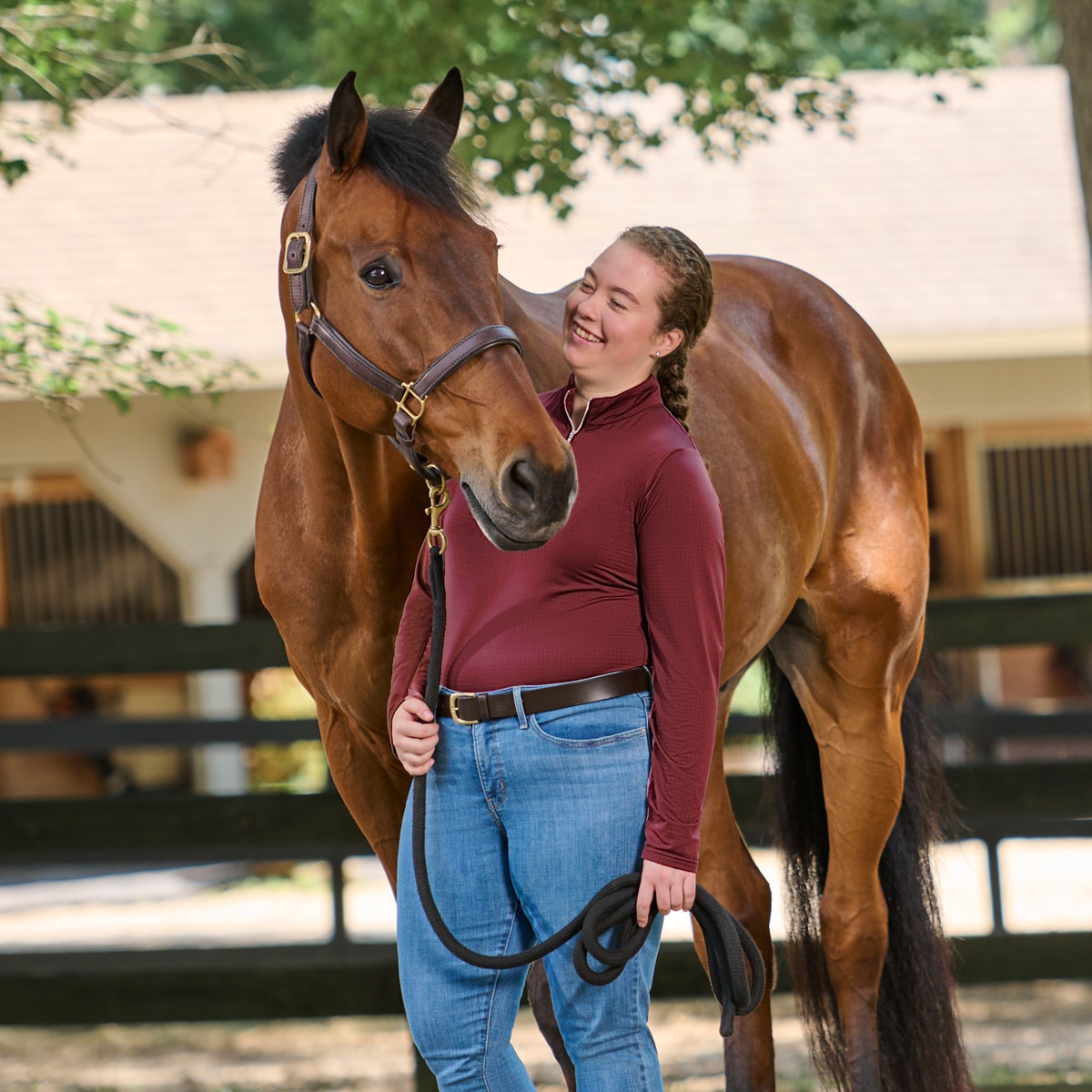 Hadley SunShield Long Sleeve 1/4 Zip by SmartPak