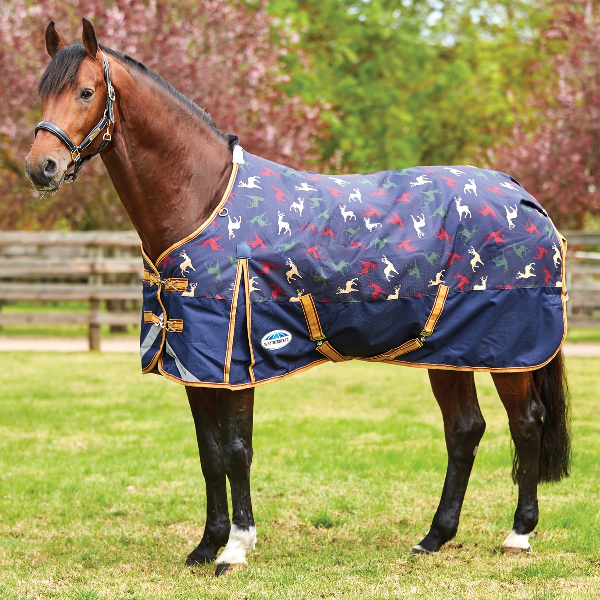 WeatherBeeta ComFiTec Plus Dynamic Turnout Blanket Patterned Clearance!