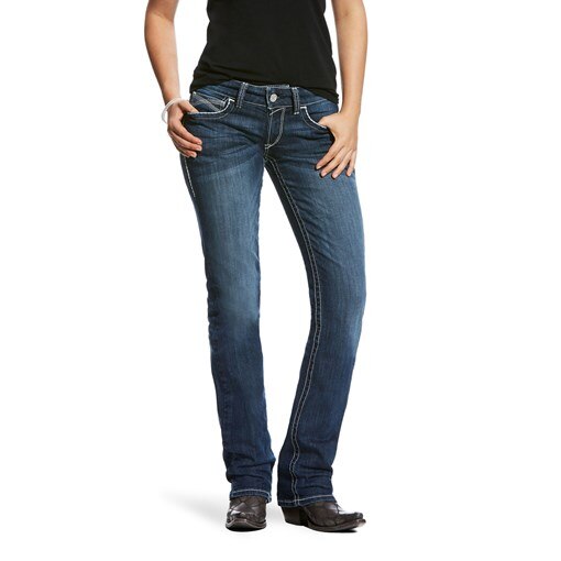 Ariat R.E.A.L Mid Rise Entwined Stackable Straight