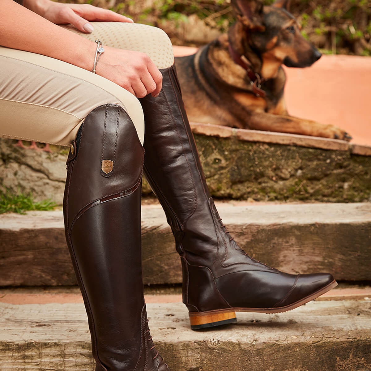 Mountain Horse Sovereign Field Boot-Dark Brown