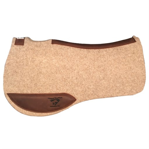 Diamond Wool Endurance Square Contoured Cowboy Pad