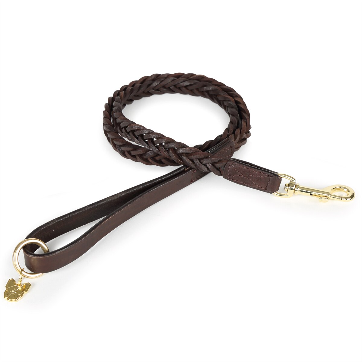 plaited dog lead