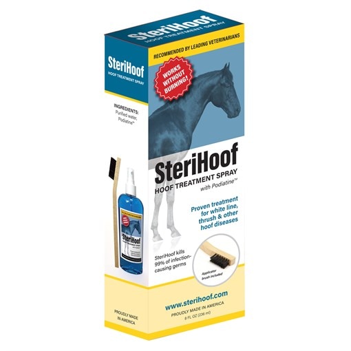 SteriHoof Hoof Treatment Spray with Brush