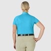 Piper SmartCore&trade; Short Sleeve ¼ Zip Sun Shirt- Clearance! - Electric Blue