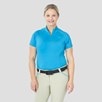 Piper SmartCore&trade; Short Sleeve ¼ Zip Sun Shirt- Clearance! - Electric Blue