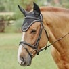 SmartPak Rhinestone Fly Bonnet - Black