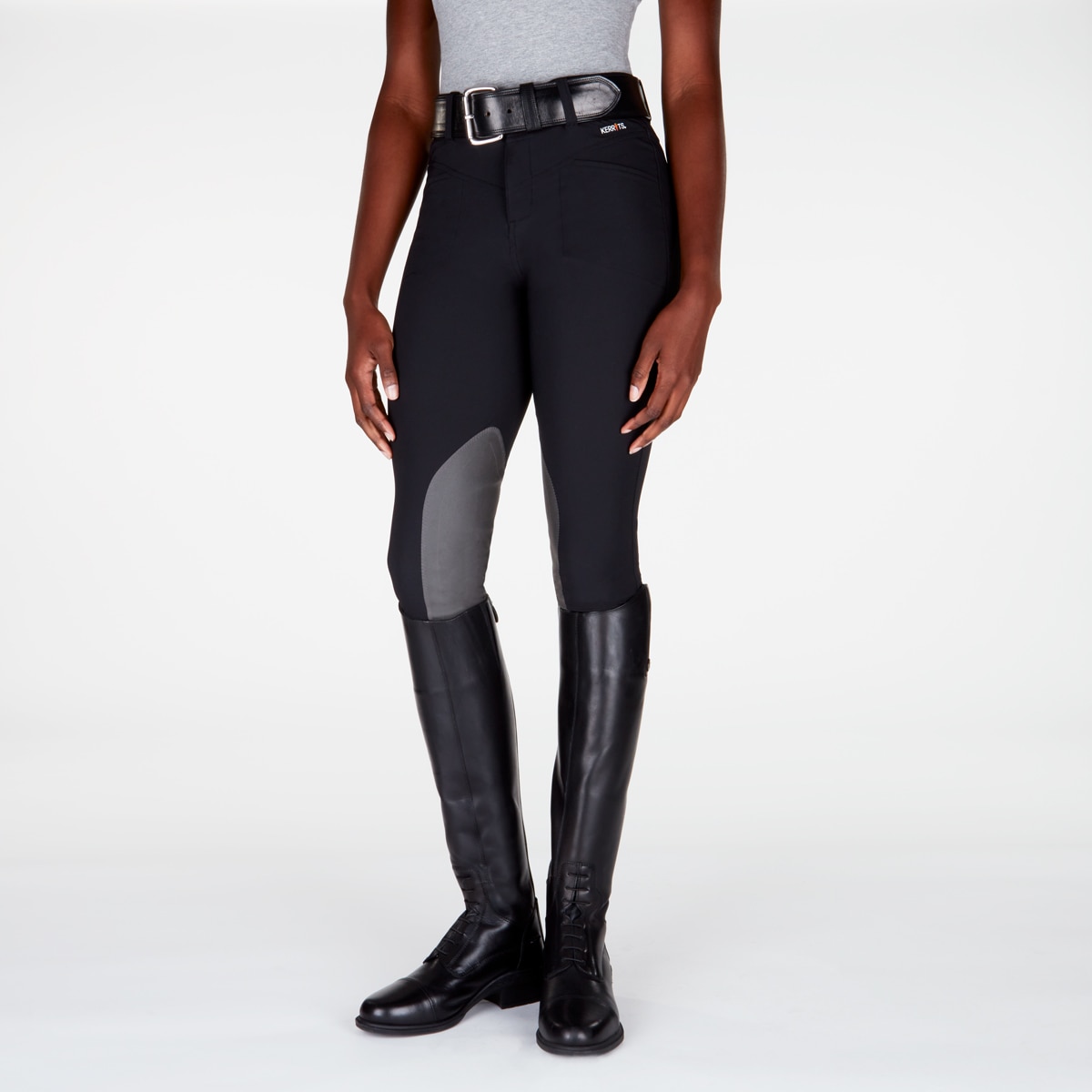 Kerrits Klassic Knee Patch Tights – High-Rise Riding Tights With