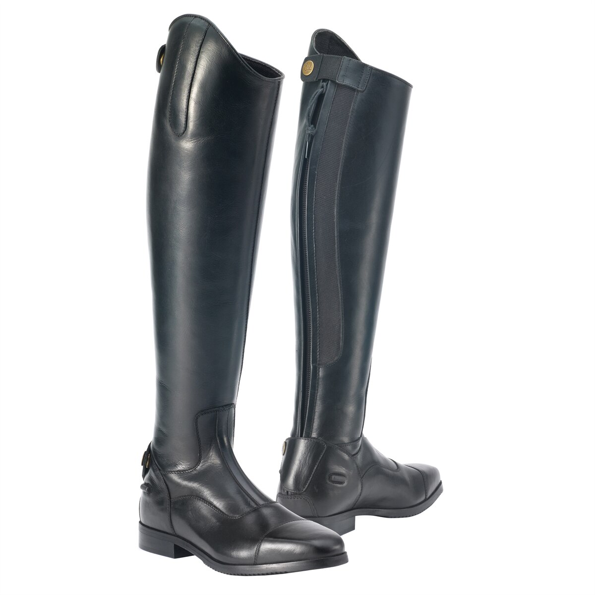 Ovation Ladies Olympia Tall Show Boot Soft Leather Upper Square Toe Cap 