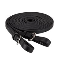 Limited Edition SmartPak Black Split Reins - Buckle End