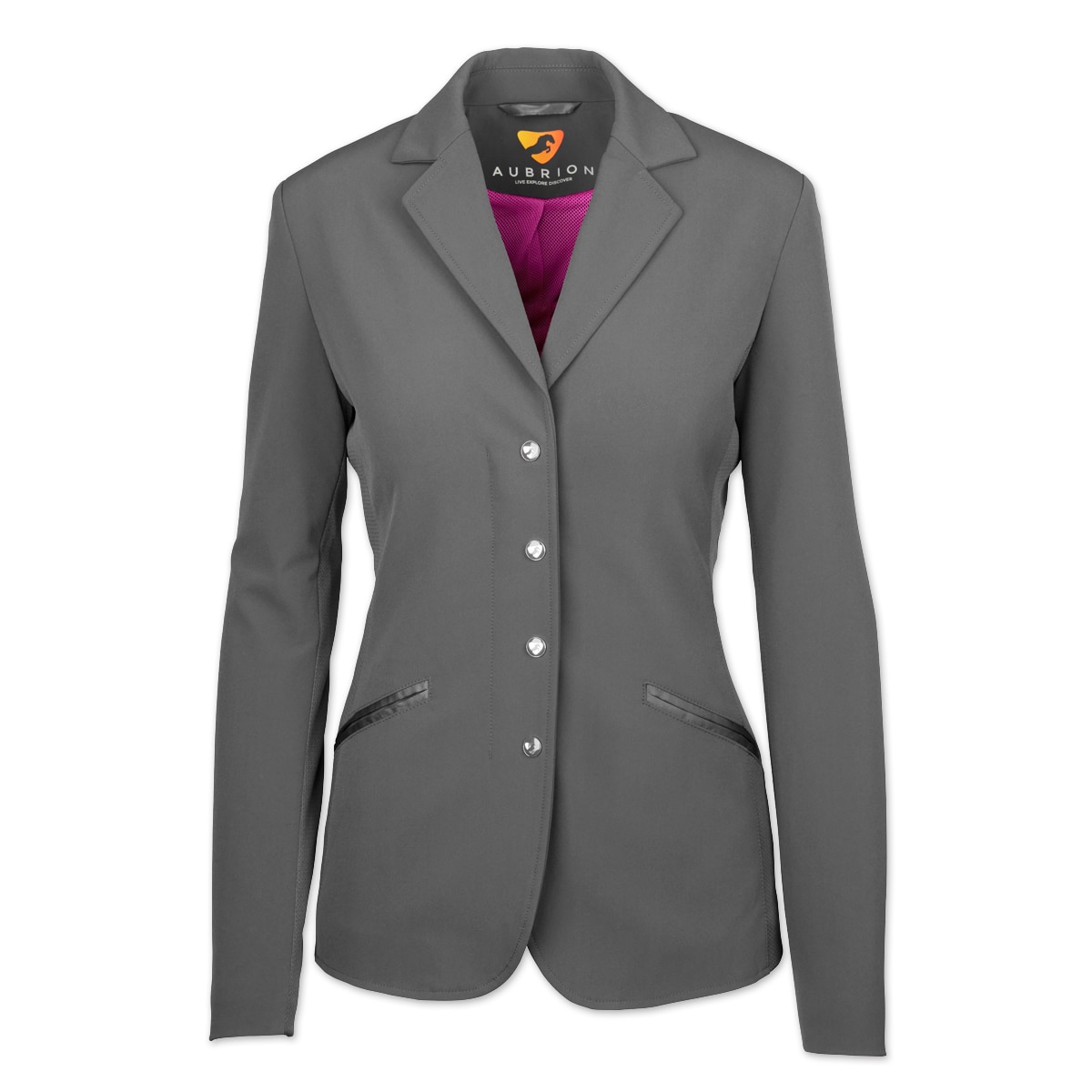 Shires Aubrion Ladies Oxford Show Competition Jacket in Grey 42 Grey