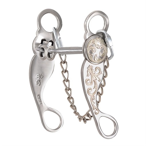 Les Vogt Roper Dogbone Snaffle with Swivel Cheeks 
