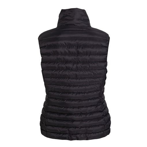 Women's Lightweight Down Quilted Puffer Vest PU Leather Zipper Winter Gilet  Vest Outerwear Padded Sleeveless Jacket Coat 