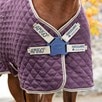 Amigo&reg; Plus Disc Front Stable Rug - Fig/Navy & Tan