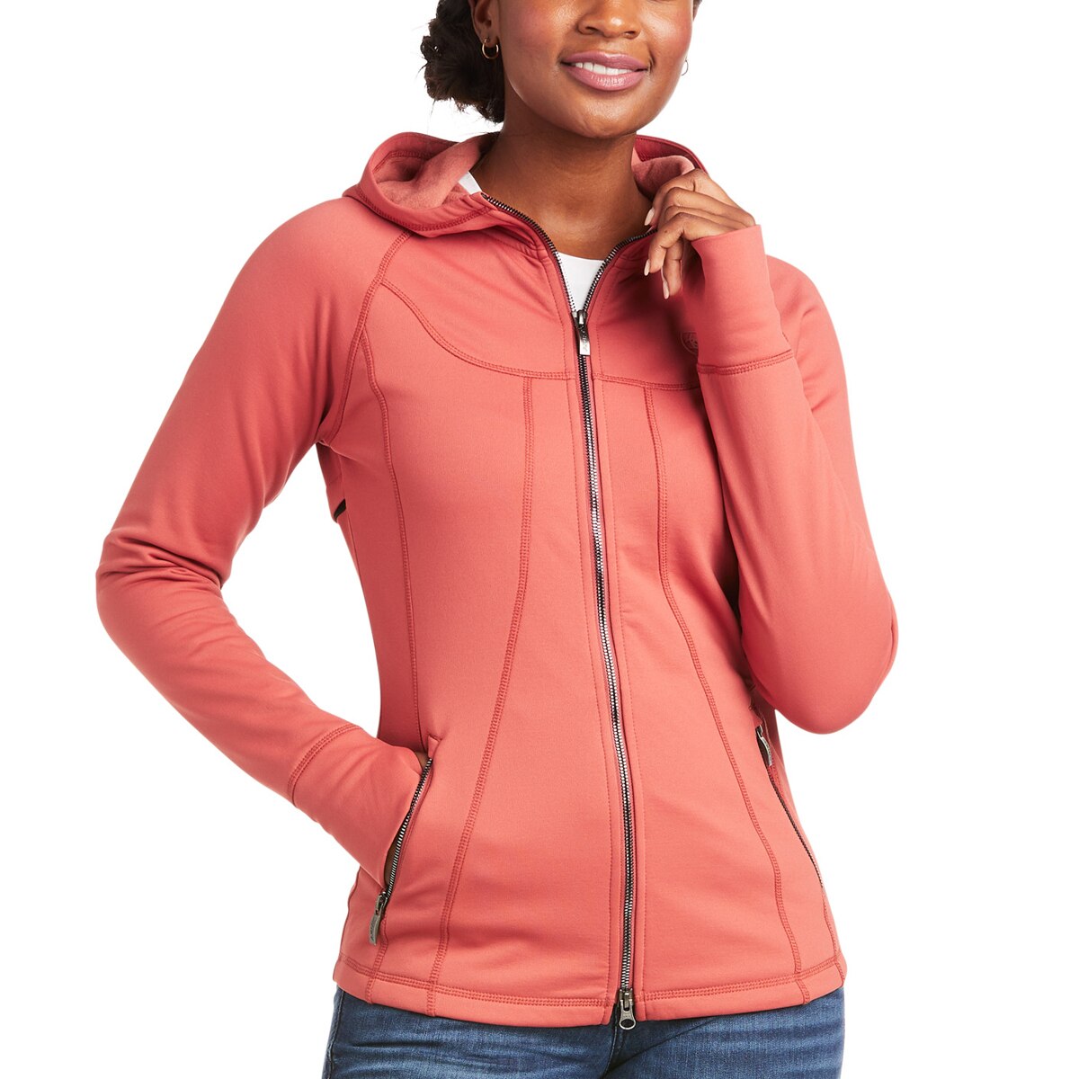ariat zip up hoodie
