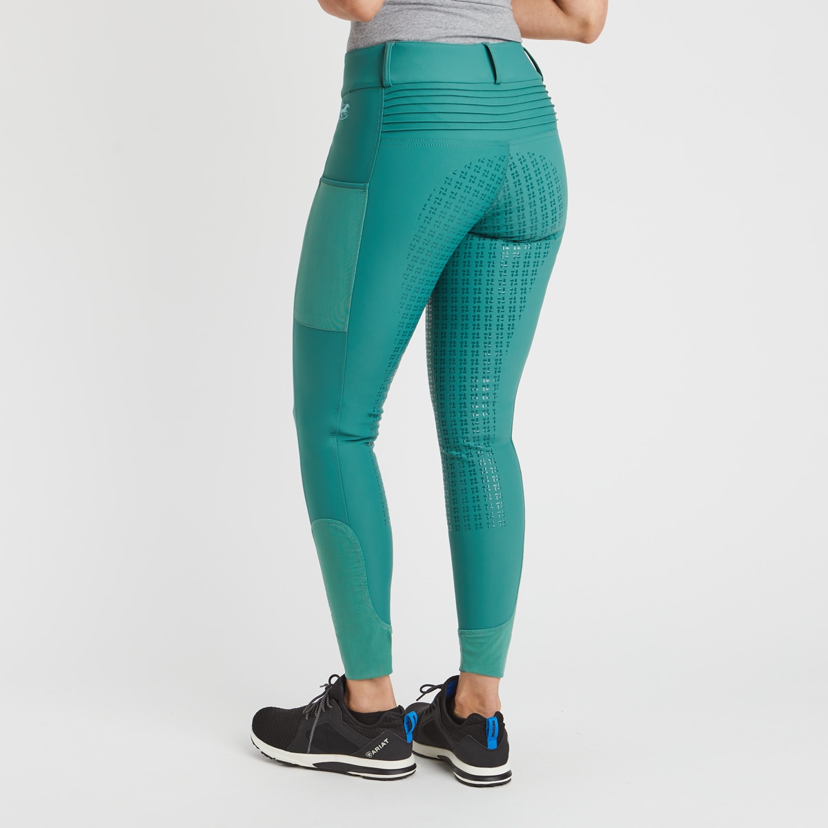 FABLETICS DARK JADE High Waisted Pocket Sculptknit Legging Size L