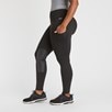 Kerrits Fleece Lite II Knee Patch Tights - Black Solid