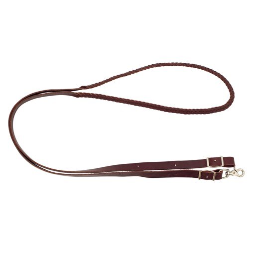 Wildfire Saddlery Plait Leather Roping Reins