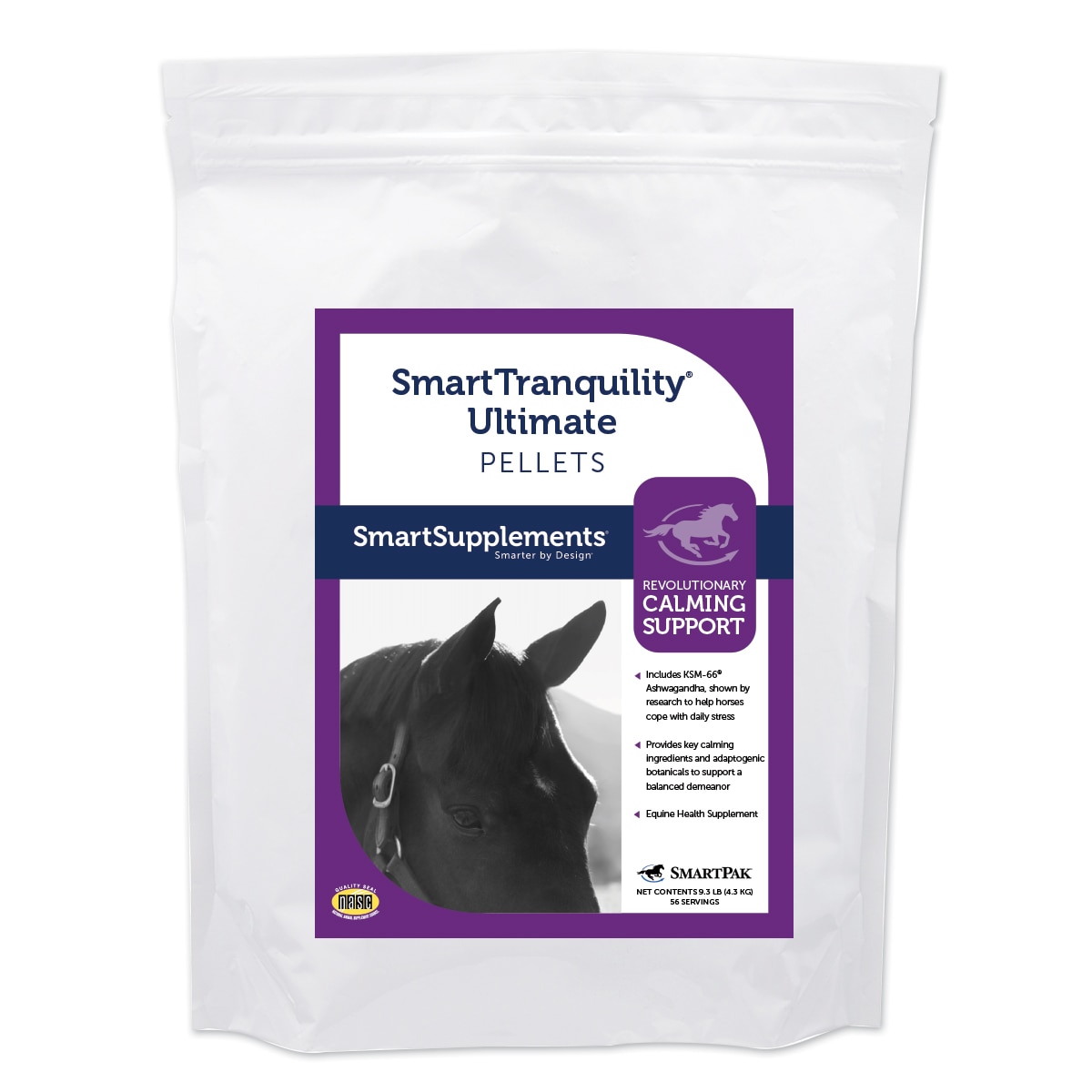 SmartPak Licol Cheval Cuir Triple Couture - Taille Cheval - Marron - Occasion Bon état