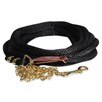 Professional's Choice Poly Rope Lunge Line with Chain  - Black