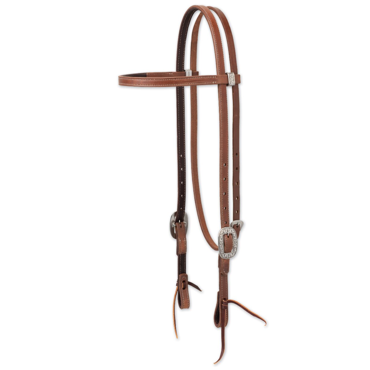 Details about  / Weaver Synergy Latigo Lined Performance Headstall with Floral Designer Hardware