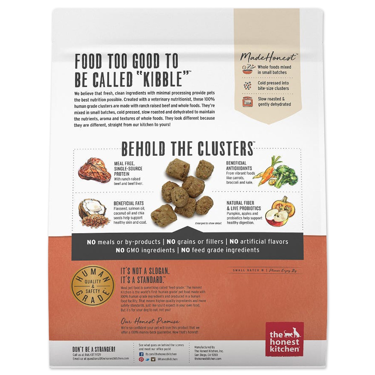 the honest kitchen clusters