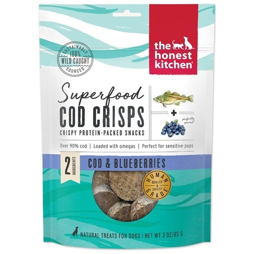 Superfood Cod & Blueberry Crisps for Dogs