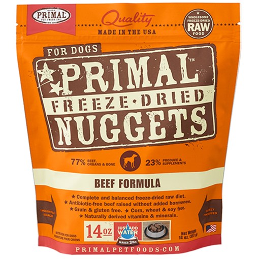 PRIMAL Freeze-Dried Beef Nuggets Dog Food