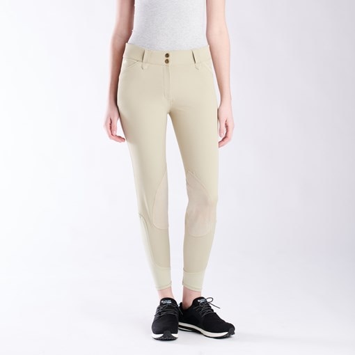 Piper Stretch Denim Breeches by SmartPak- Knee Patch